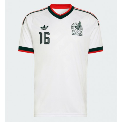 Mexiko Julian Quinones #16 Replika Bortatröja VM 2026 Kortärmad